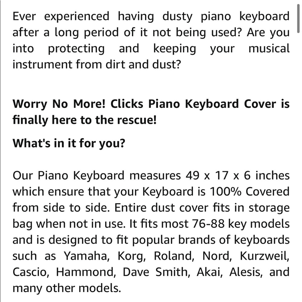 NEW Keyboard cover 🎹 - Picture 6 of 10